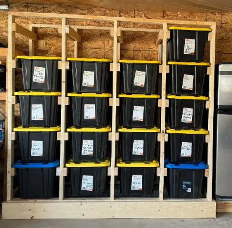 Tote storage racks Utah photo